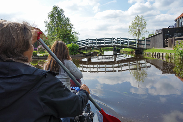 Paddling through villages where front doors face the canal rather than the road is a reminder that there was a time when the main form of transportation in the Netherlands was by boat. 