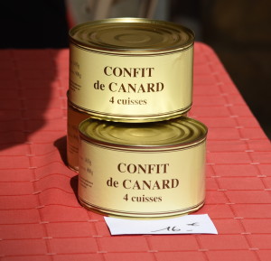 Confit de canard is one of those French foods that sound bizarre, but taste delicious. It's literally a duck in a can: processed and preserved in its own fat, and later cooked in that same fat. I had one of the best confit de canard I've ever had at a humdrum rest stop in the Dordogne. 