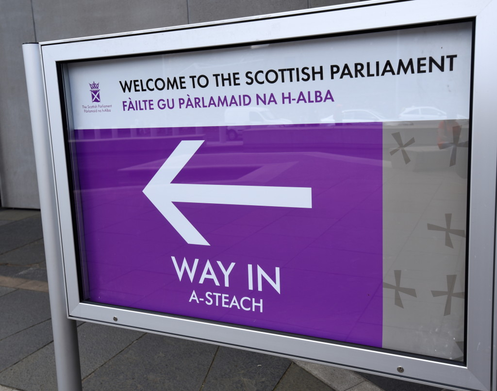 Parliament Sign