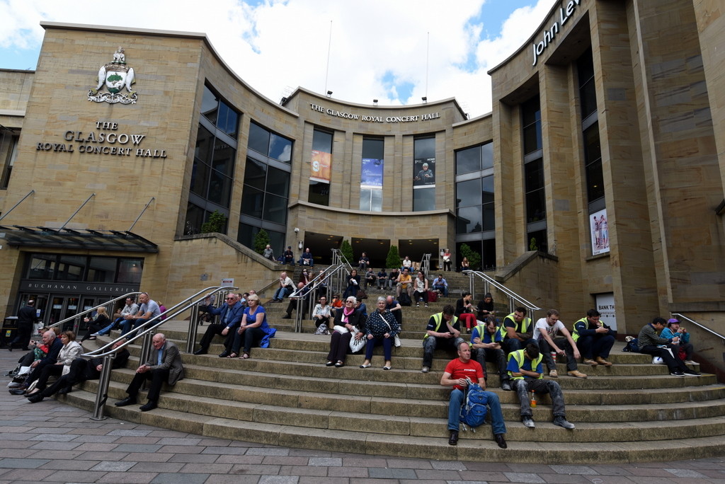 Cameron Scotland Glasgow Royal Concert Hall Steps