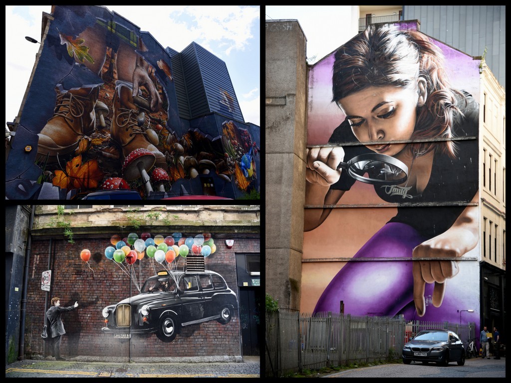 Cameron Scotland Glasgow Graffiti Collage
