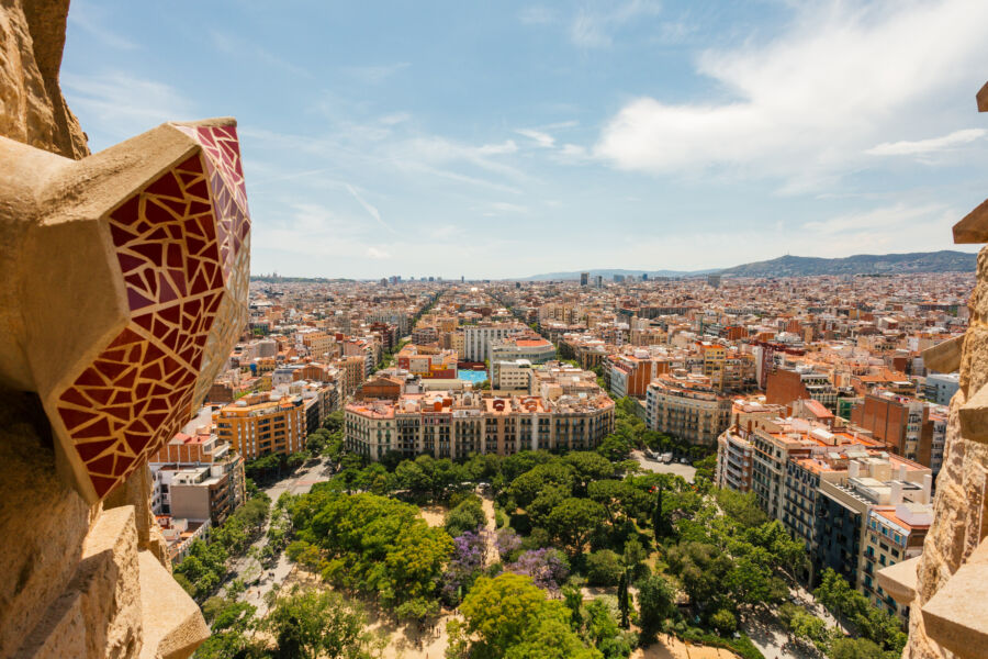 Barcelona's skyline