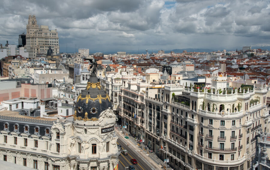 Madrid skyline