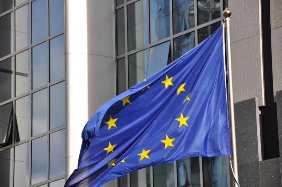 The flag of the European Union