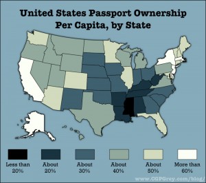 US Passport Map