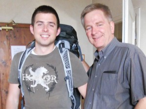 I got to spend a couple days with my son, Andy, in Florence. He's basically living out of his backpack in hostels all over Europe as he starts his student tour business (Weekend Student Adventures: Europe). For his second semester of tours, he had about 300 students take his three-day tours — and it seems all were happy. He was in Florence because this is Europe's top city when it comes to American students studying abroad. 