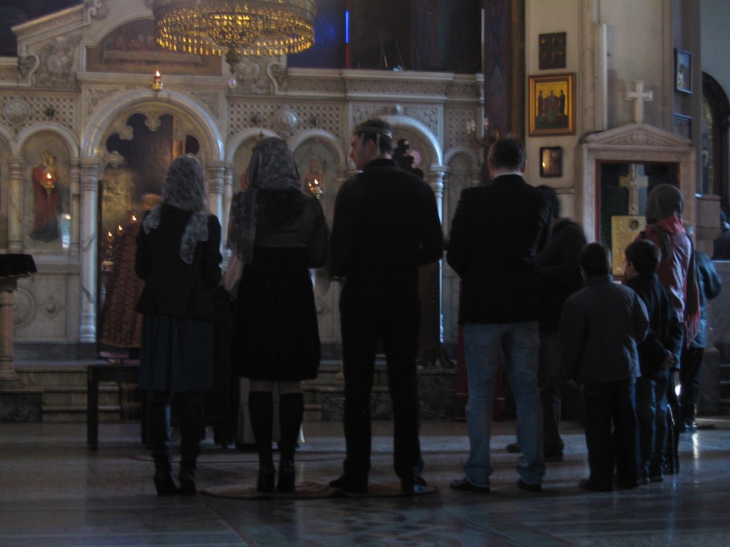 A simple wedding ceremony. 