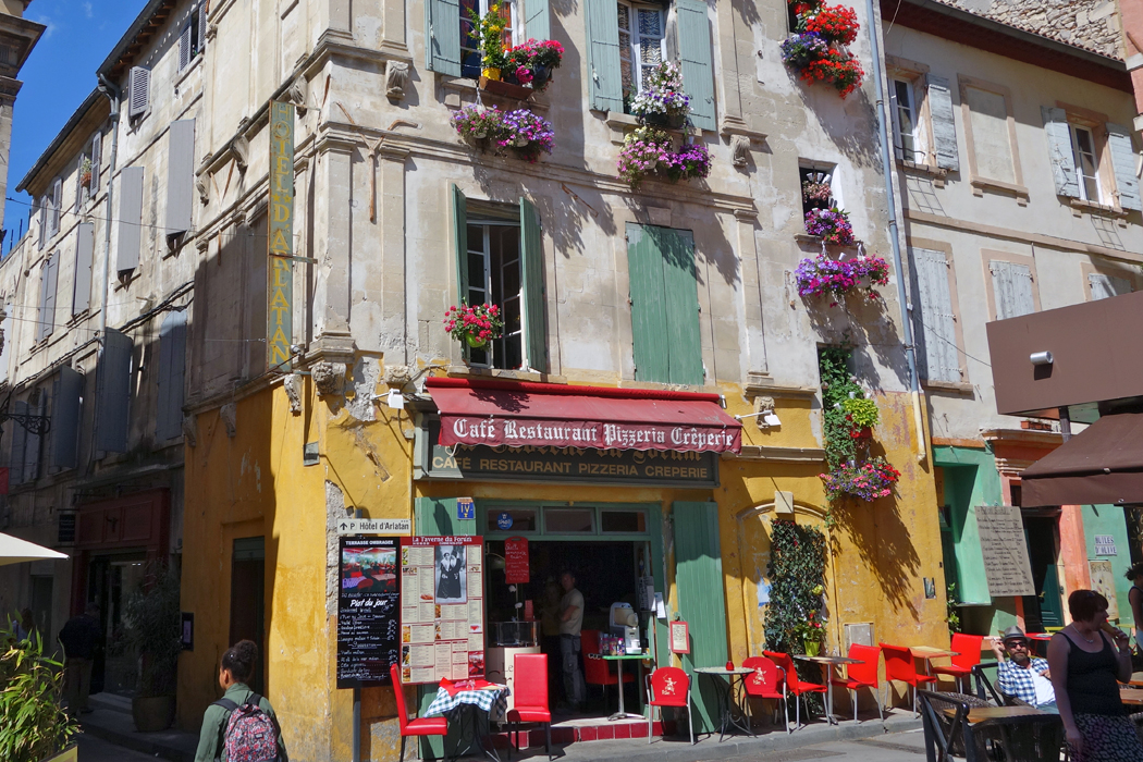 Arles, France street cafe
