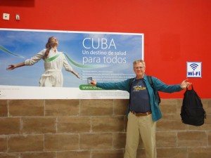 rick steves at cuba airport