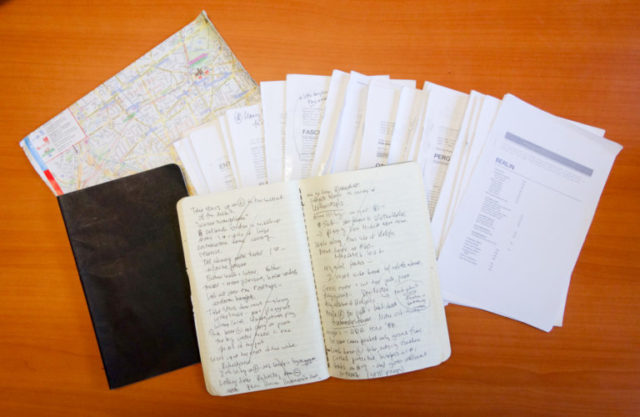 Cameron Hewitt's notebooks