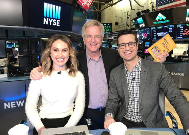 rick steves with cheddar tv hosts