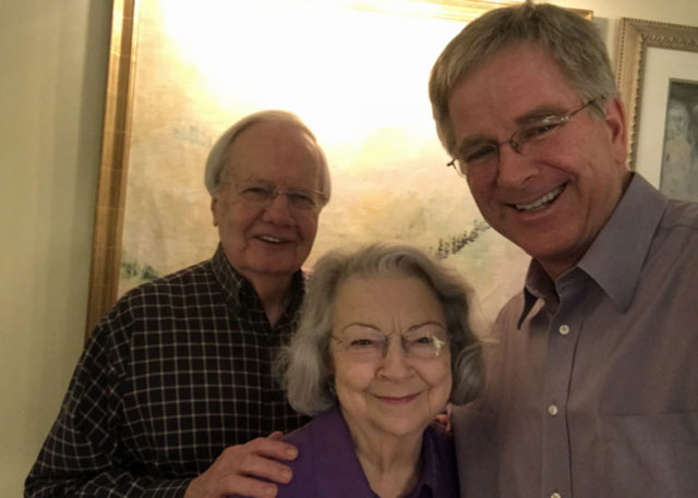 bill moyers and judith davidson with rick steves