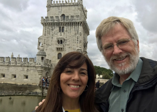 Rick Steves and tour guide Fatima Bugarin