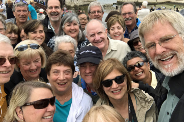 Rick Steves with Portugal tour group